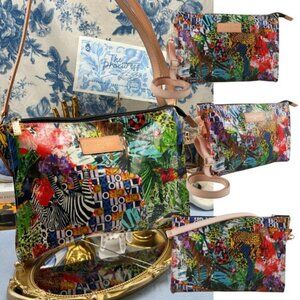 🆕 CHRISTIAN LACROIX 🧿 NWT Pochette Glam 7 Amazonia Bag with Crossbody Strap